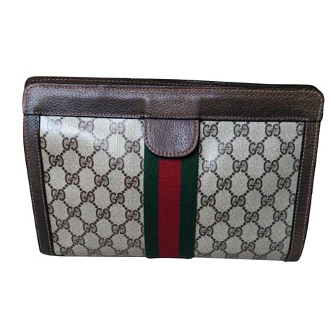 early gucci cloth clutch|authentic vintage gucci handbags.